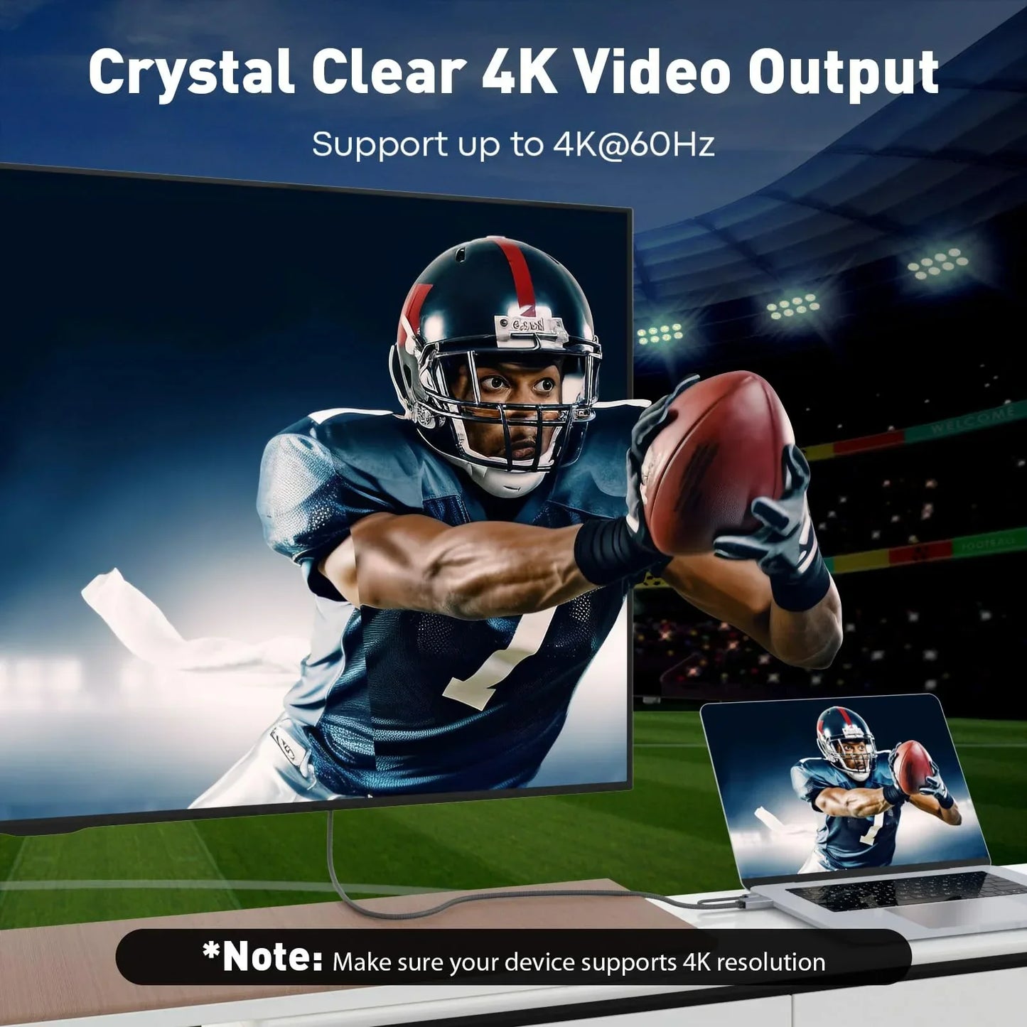 4K 90 Degree DP Cable Video Cord