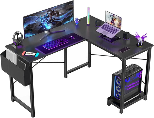 L Shaped Desk. 50-Inch Computer Desk. Corner Gaming Desk.