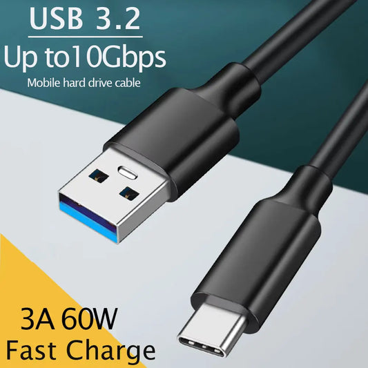 USB 3.2 10Gbps Type C Cable USB A to Type-C