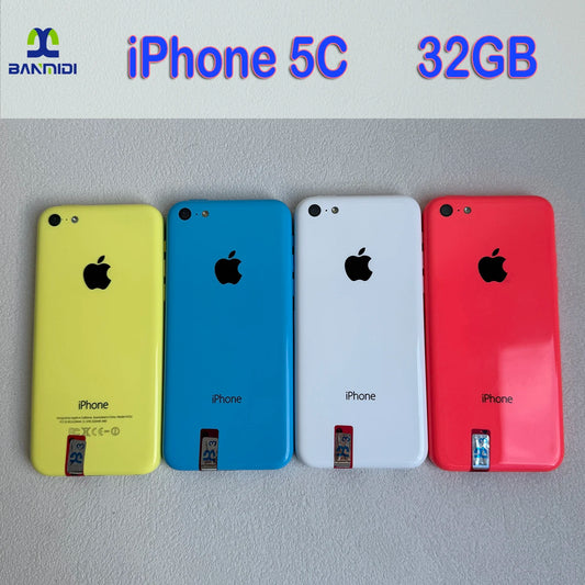 iPhone 5C 3G Mobile Phone 4.0 Display Screen Dual Core CellPhone Unlocked Old Phone
