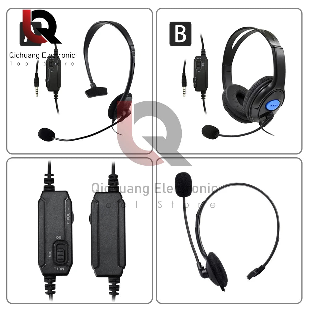Headphones 3.5mm Wired Gaming Headset Earphones
