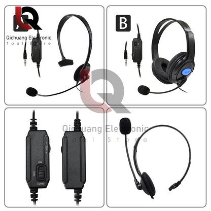 Headphones 3.5mm Wired Gaming Headset Earphones