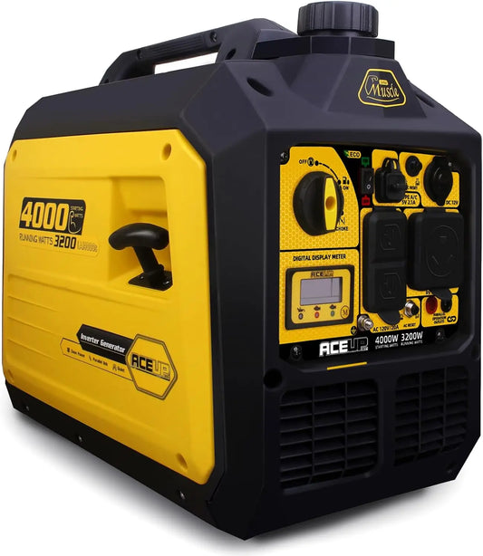 4000 Watt Portable Inverter Generator, Gas Powered Generator