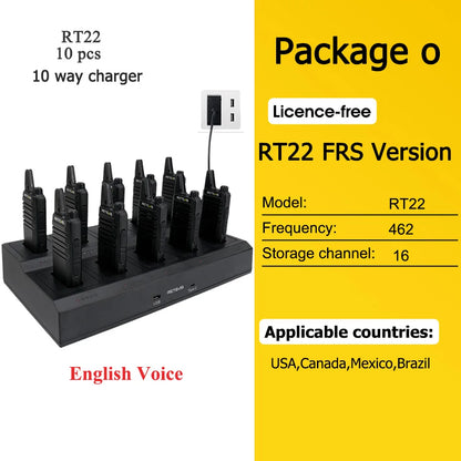 10 Pcs Wholesale Mini Walkie Talkie