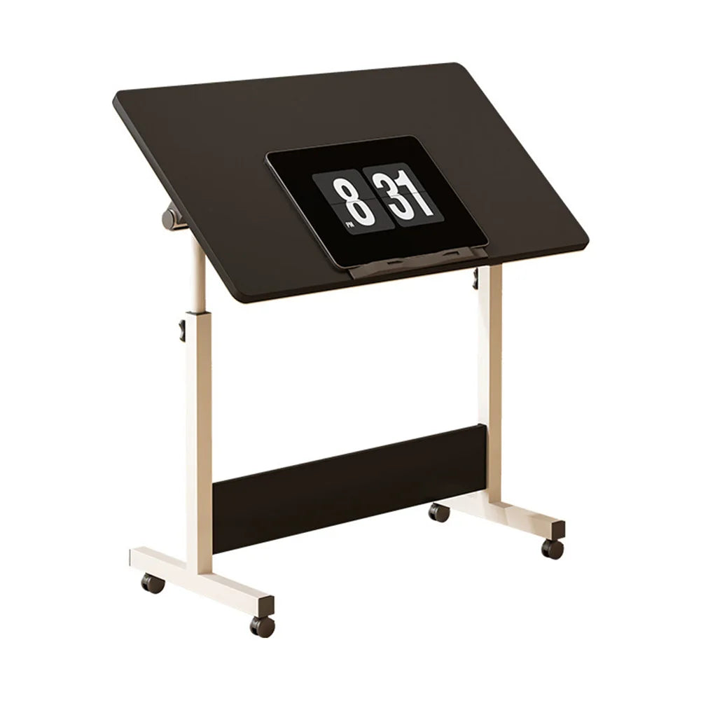 Small Standing Table Adjustable Height Mobile Stand Up Desk With Wheels