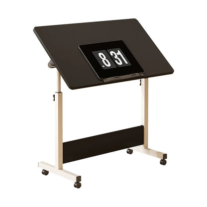 Small Standing Table Adjustable Height Mobile Stand Up Desk With Wheels