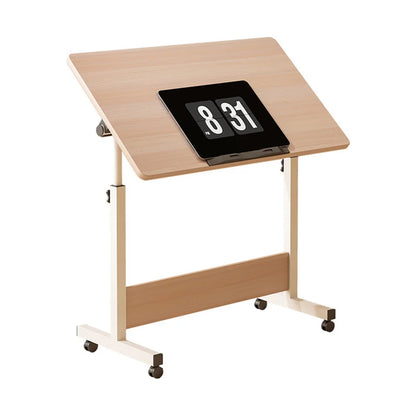 Small Standing Table Adjustable Height Mobile Stand Up Desk With Wheels