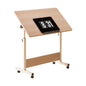 Small Standing Table Adjustable Height Mobile Stand Up Desk With Wheels