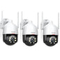 2/3/4pcs PTZ 3MP WiFi Camera Outdoor Wireless Security