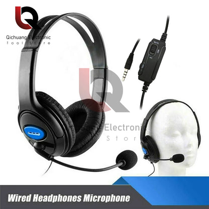 Headphones 3.5mm Wired Gaming Headset Earphones