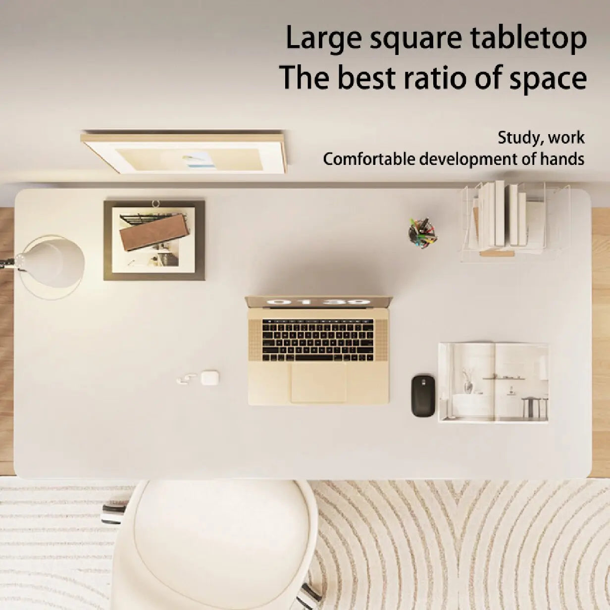 Computer Desk Modern Simple Style Desk for Home Office,