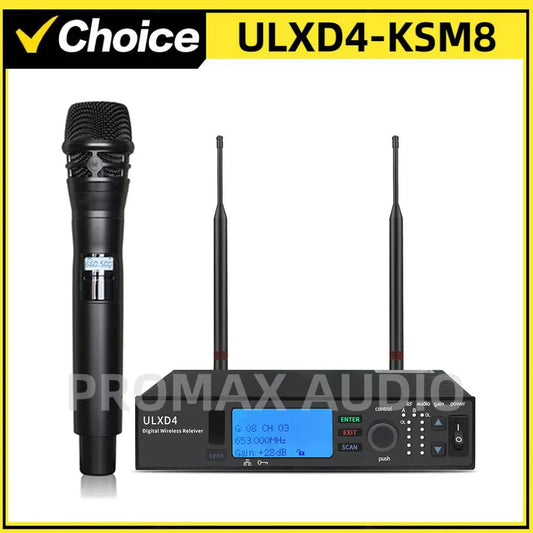 High Quality Professional Wireless Microphone UHF True Diversity System