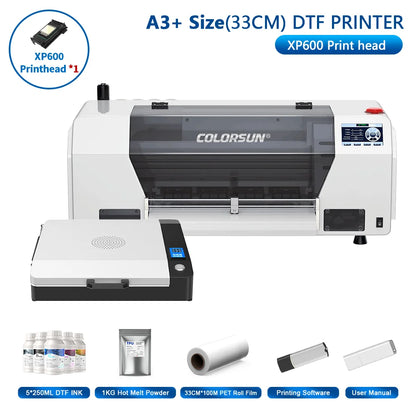 Colorsun DTF Printer Impressora A4/A3 Direct to Film