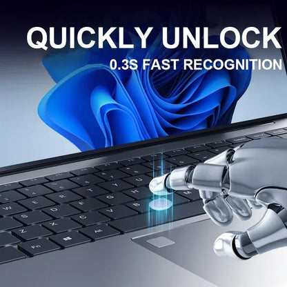 15.6 inch Laptops Office Fingerprint Unlock Notebook 16GB 1TB Windows 11 Pro