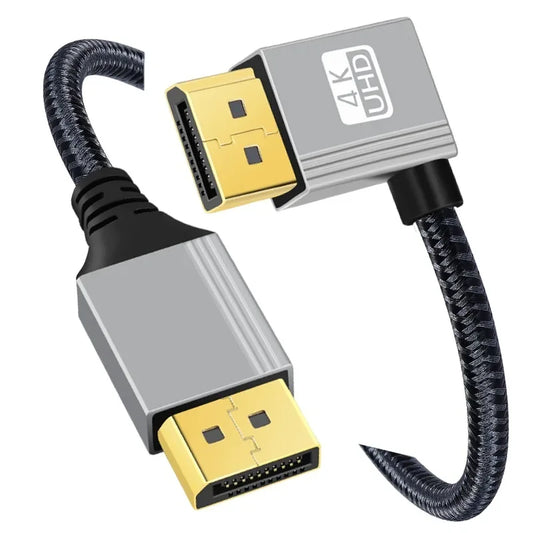 4K 90 Degree DP Cable Video Cord